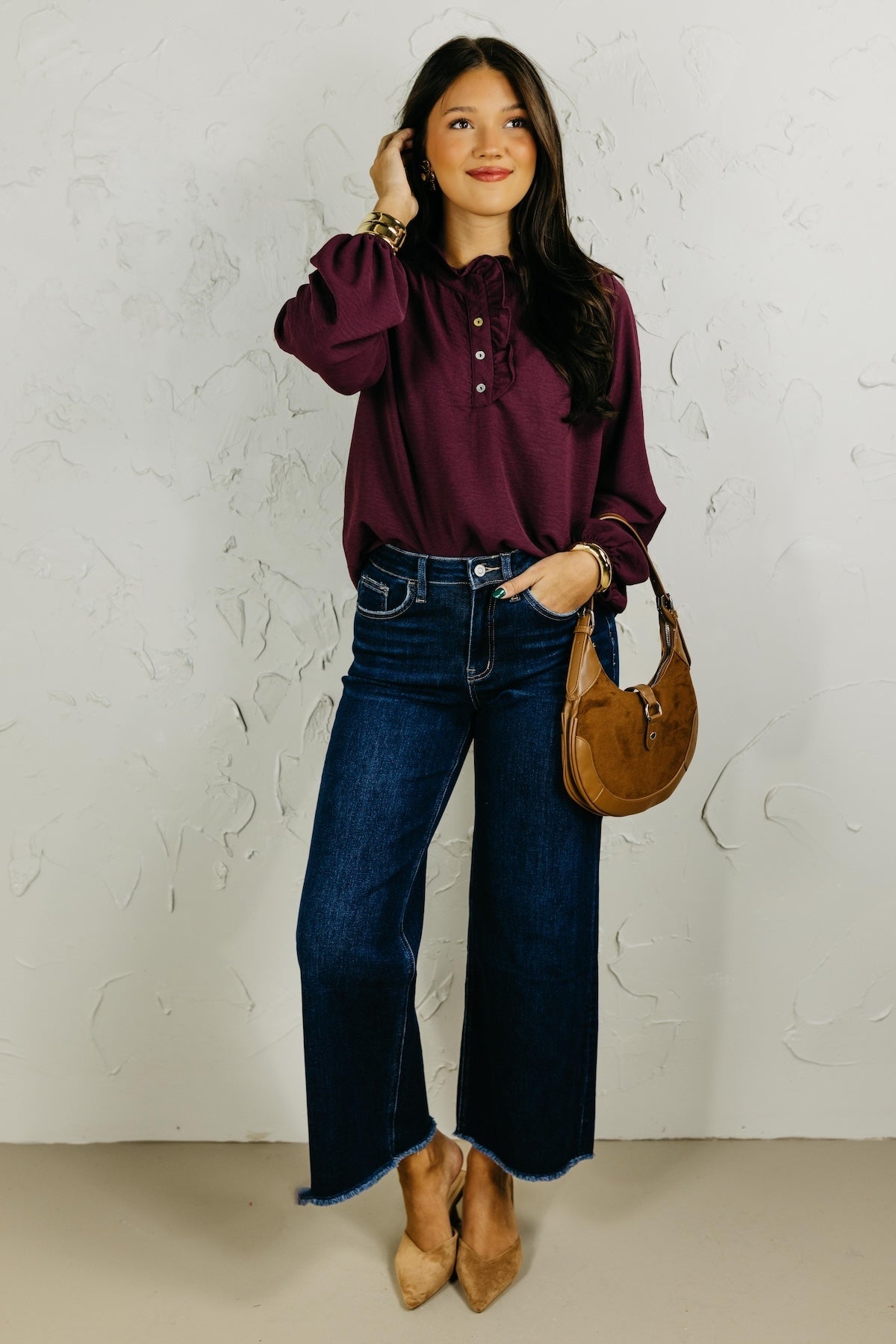 The Bart Ruffle Detail Blouse