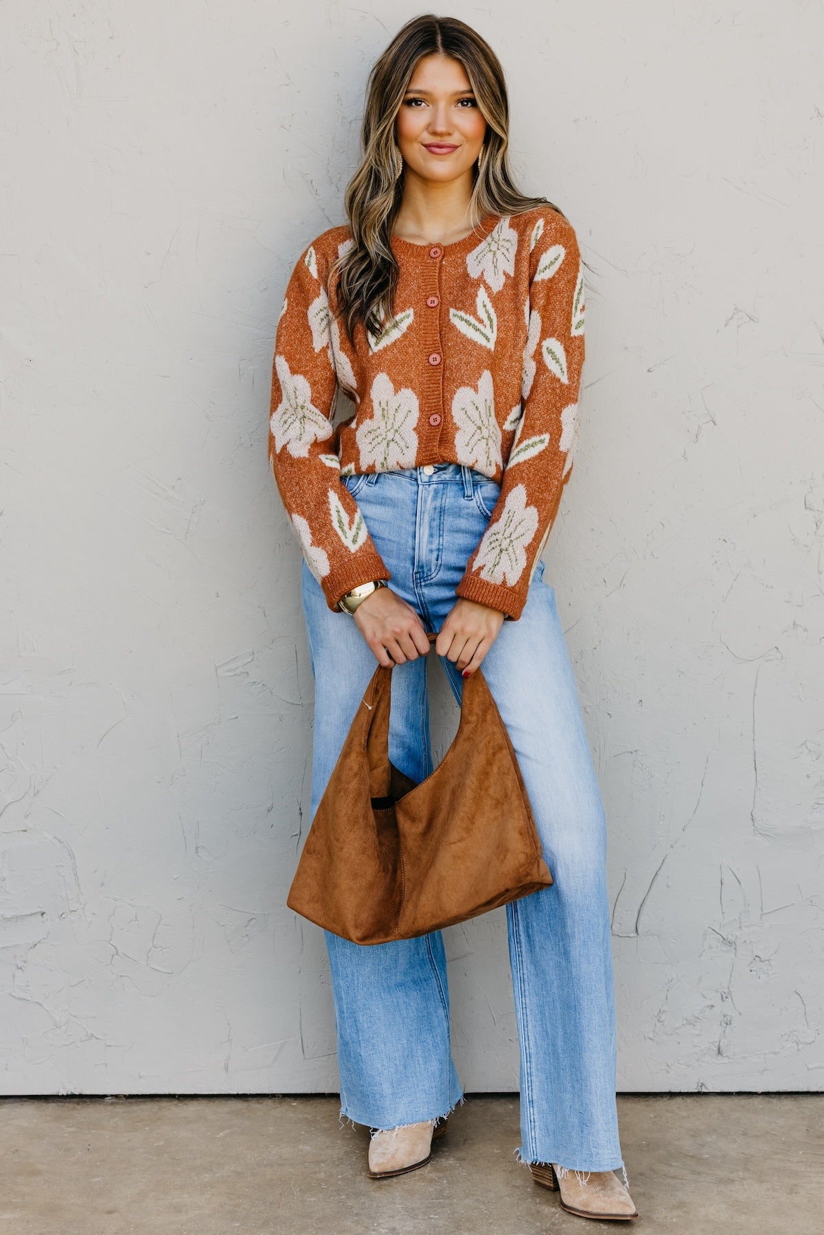 The Murphy Floral Sweater Cardigan