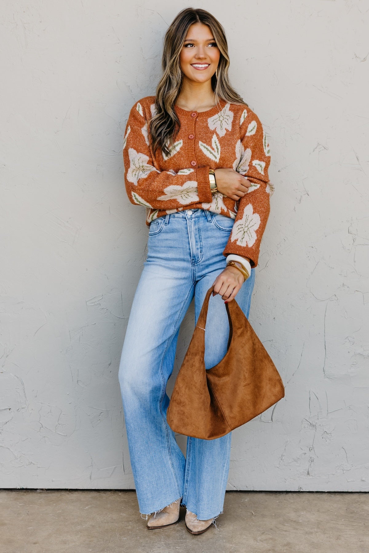 The Murphy Floral Sweater Cardigan