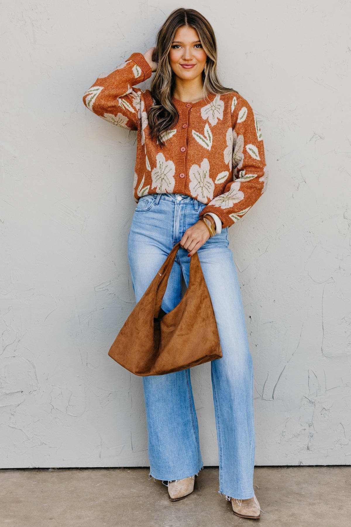 The Murphy Floral Sweater Cardigan