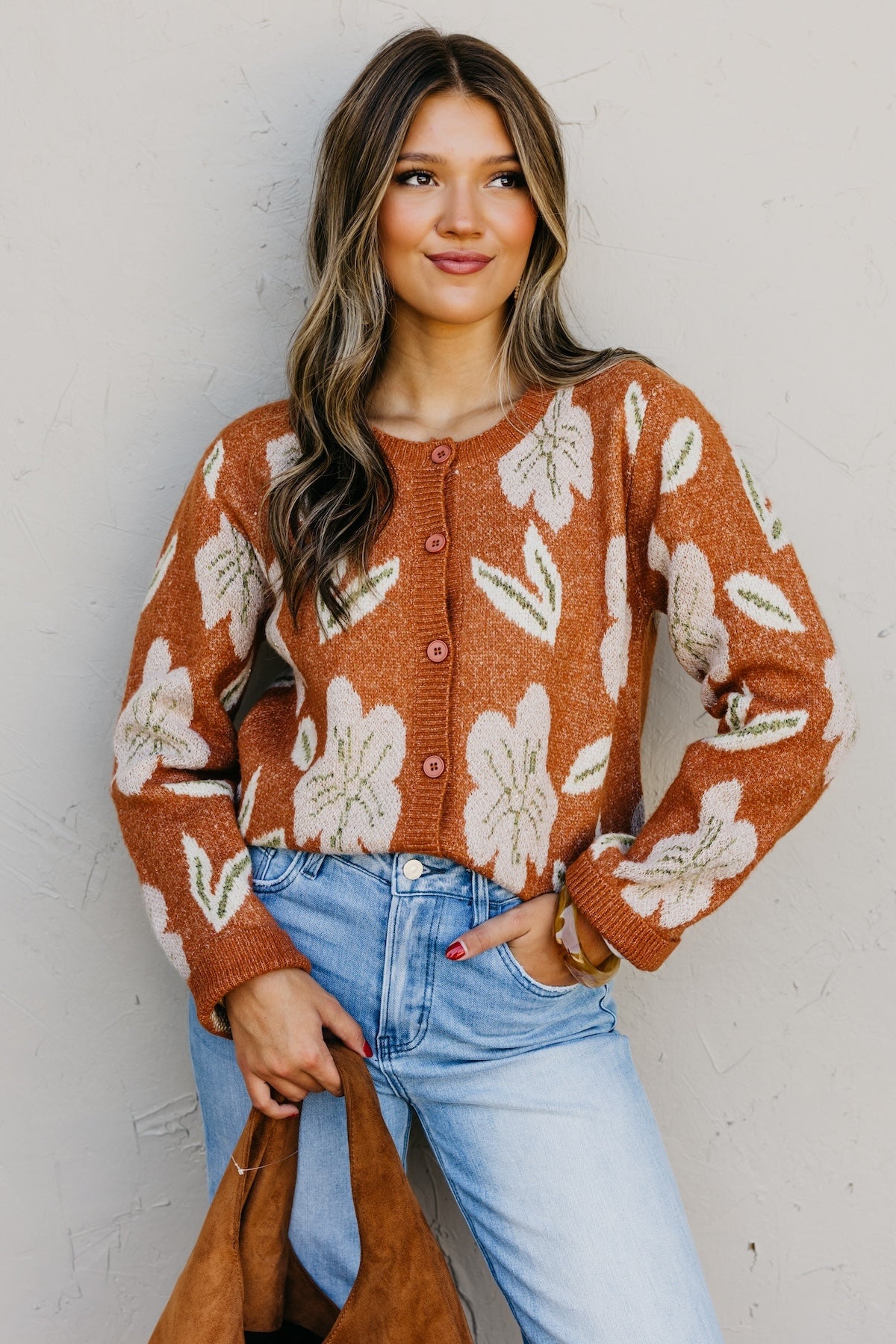 The Murphy Floral Sweater Cardigan
