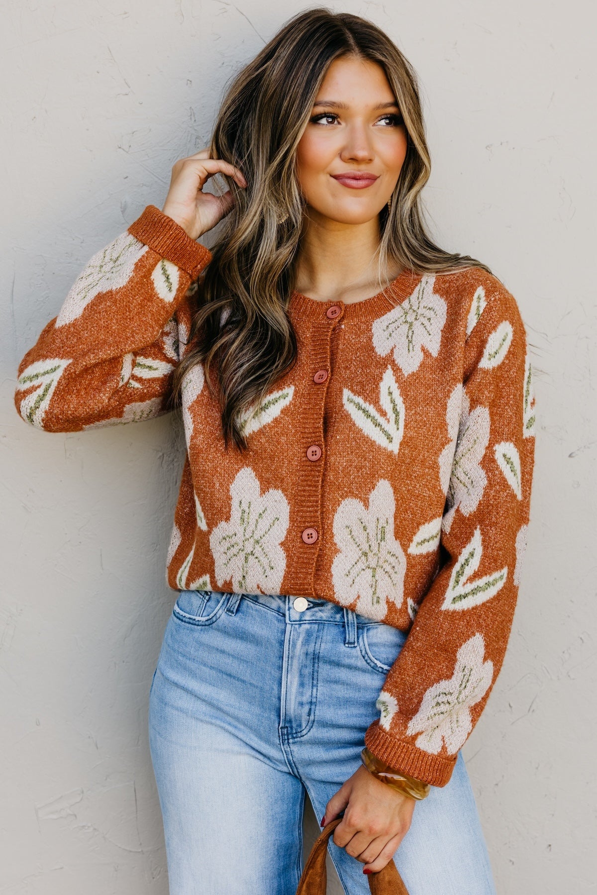 The Murphy Floral Sweater Cardigan