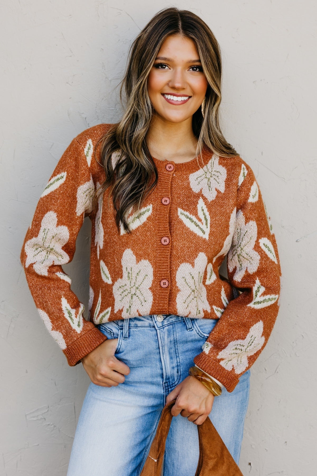 The Murphy Floral Sweater Cardigan