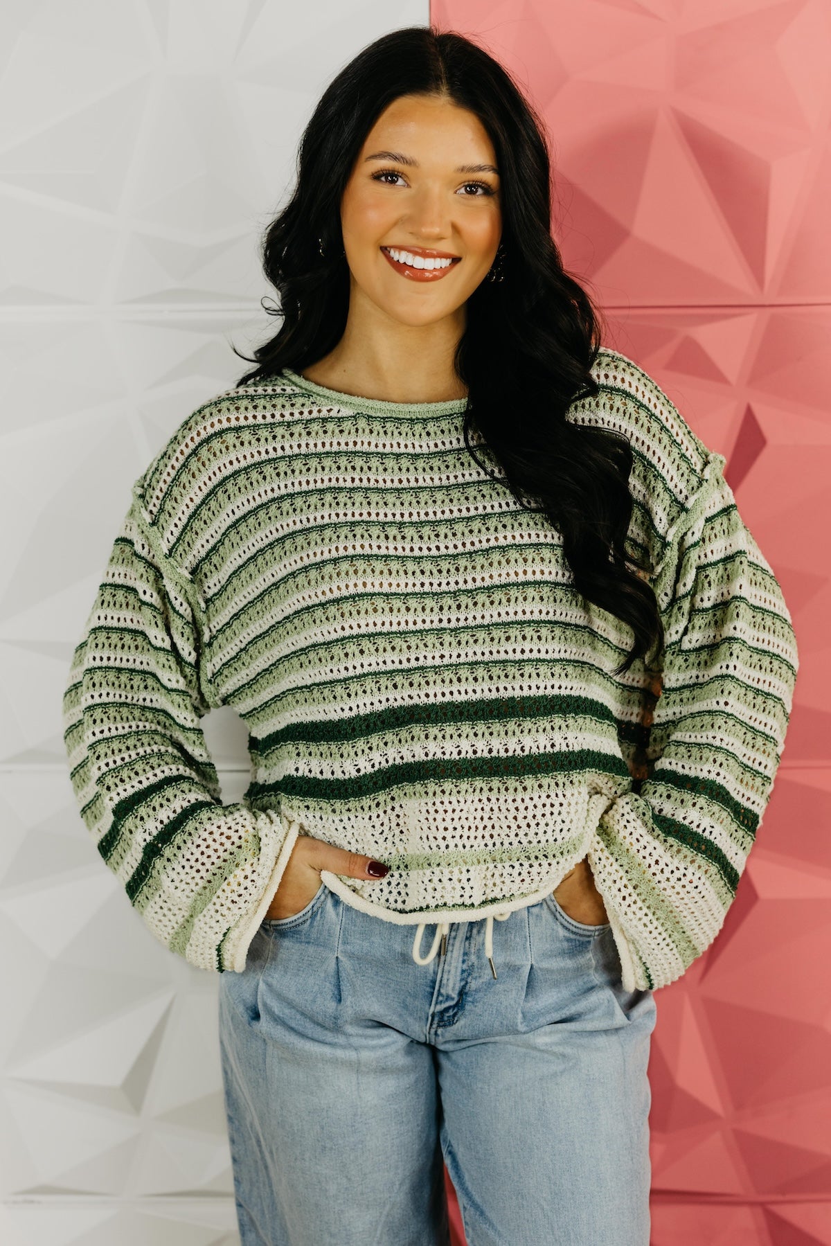 The Mateo Pointelle Sweater