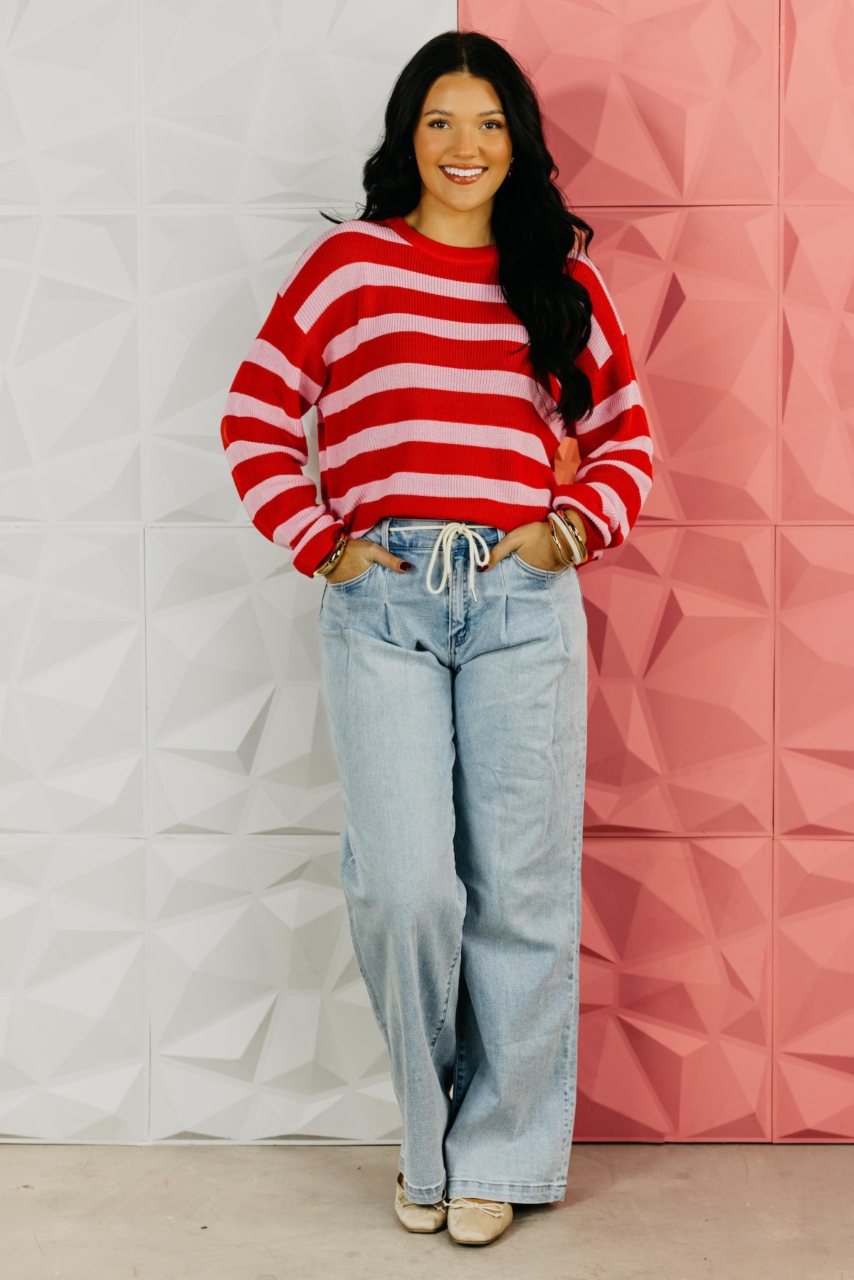 The Chrissie Striped Sweater