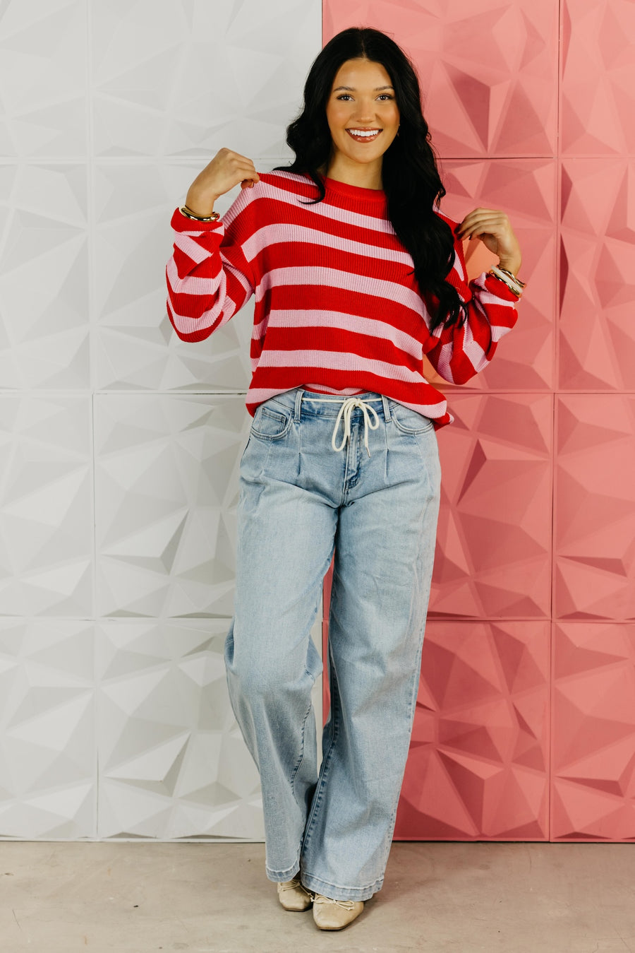 The Chrissie Striped Sweater