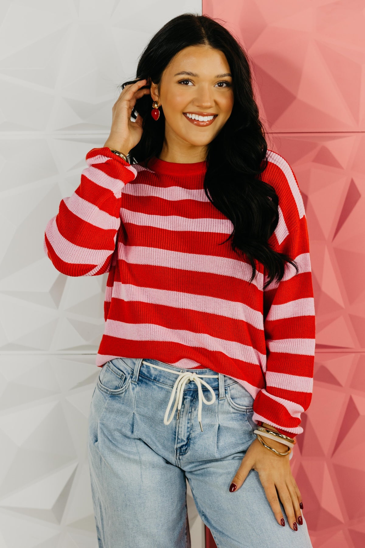 The Chrissie Striped Sweater