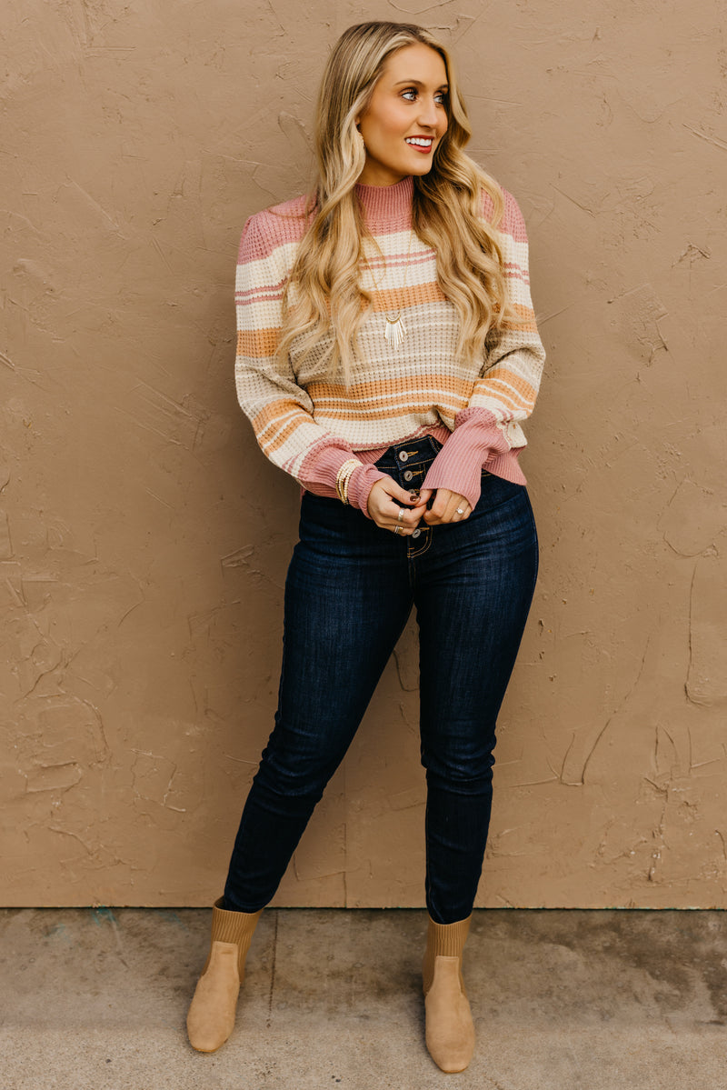 The Lakyn Striped Tinsel Sweater