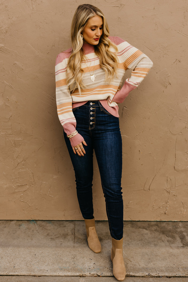 The Lakyn Striped Tinsel Sweater