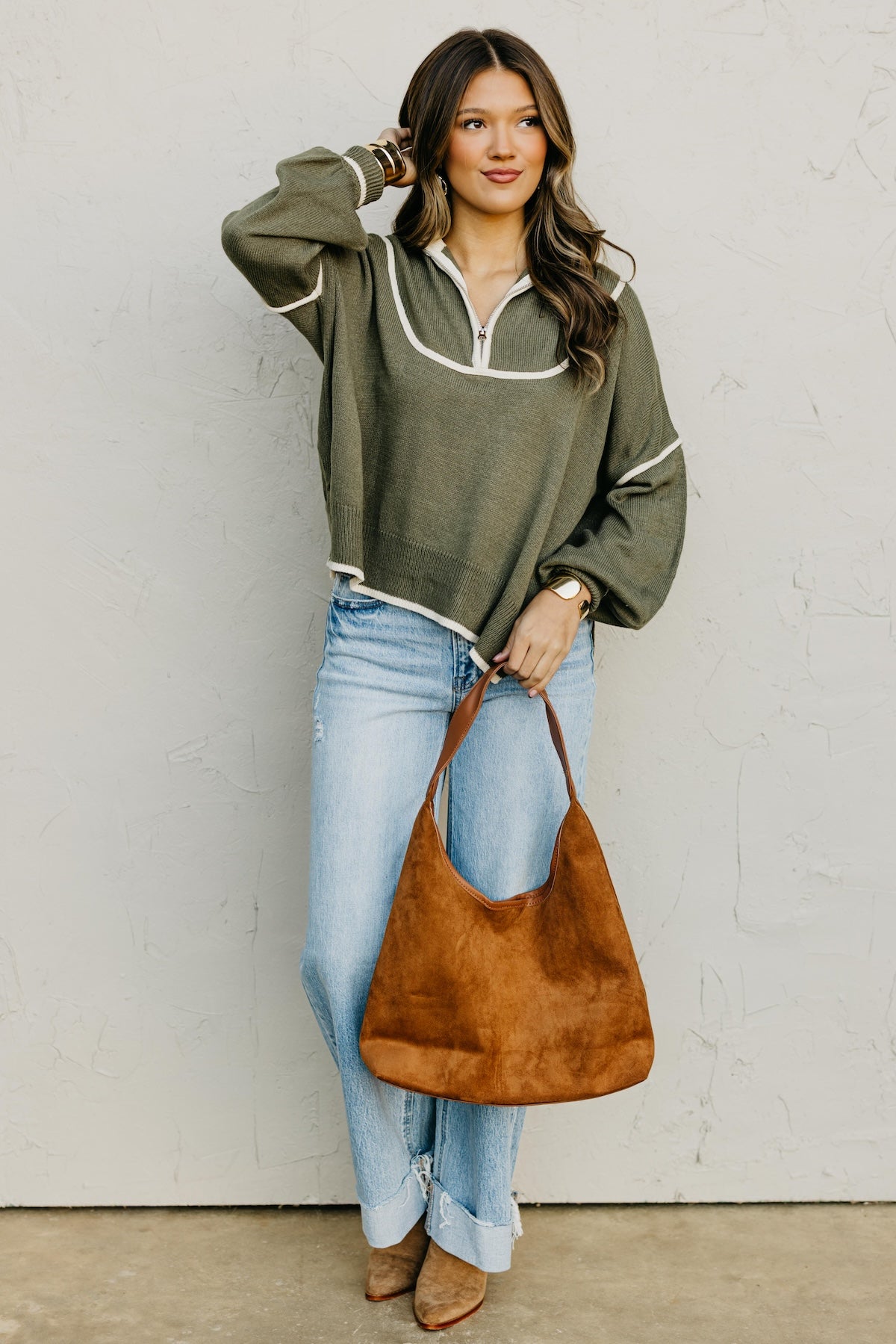 The Estella Zip Sweater