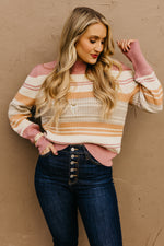 The Lakyn Striped Tinsel Sweater