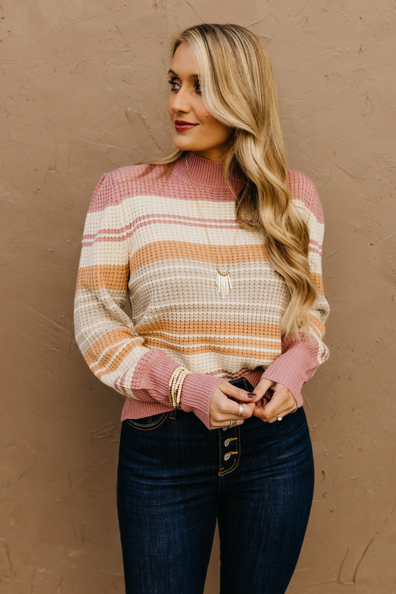 The Lakyn Striped Tinsel Sweater