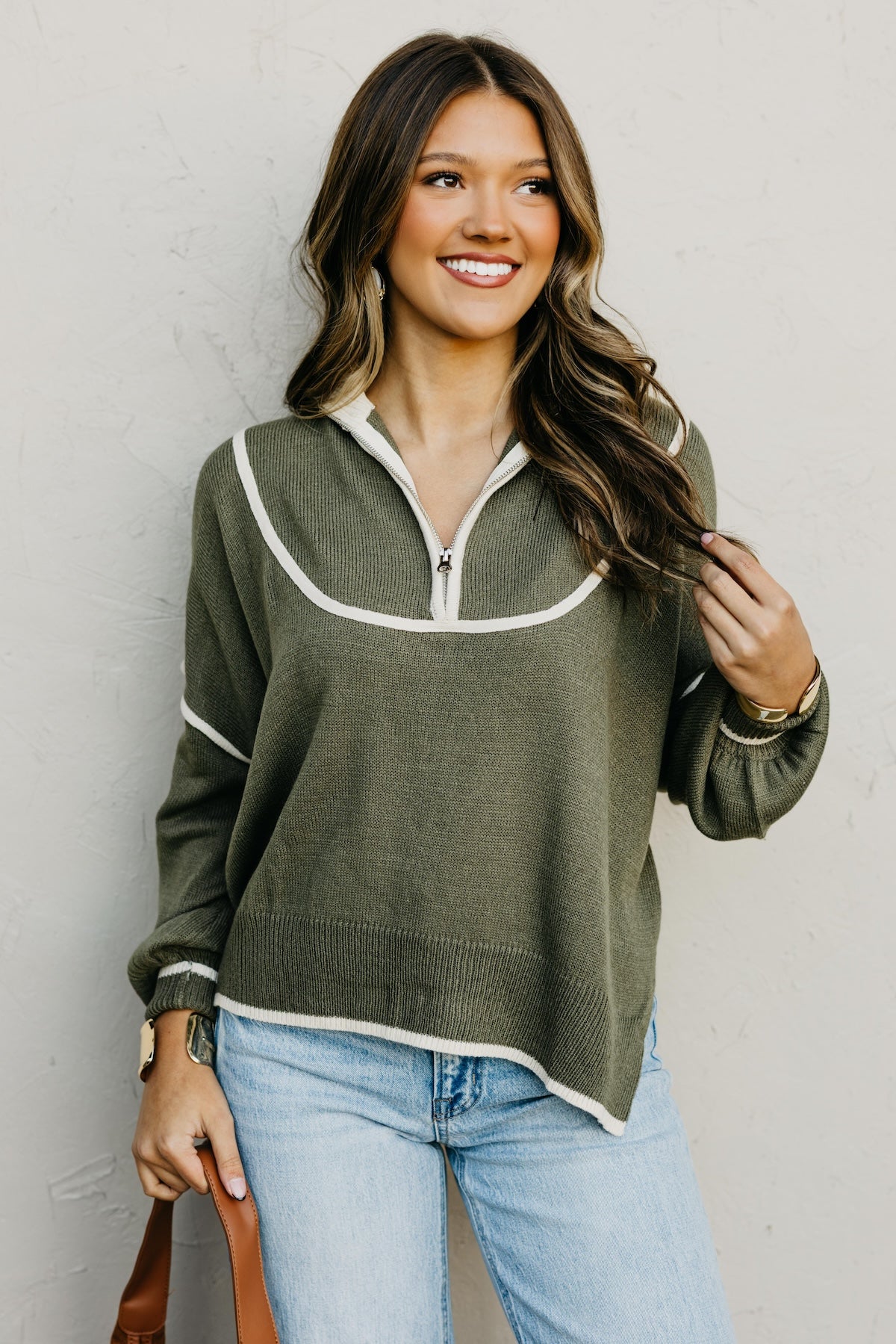 The Estella Zip Sweater