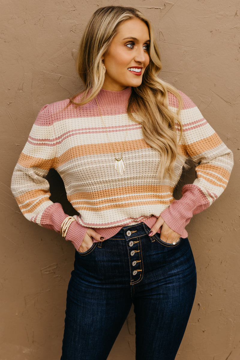The Lakyn Striped Tinsel Sweater
