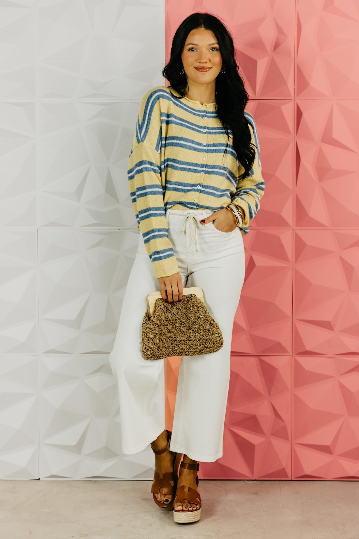 The Selby Striped Cardigan Sweater