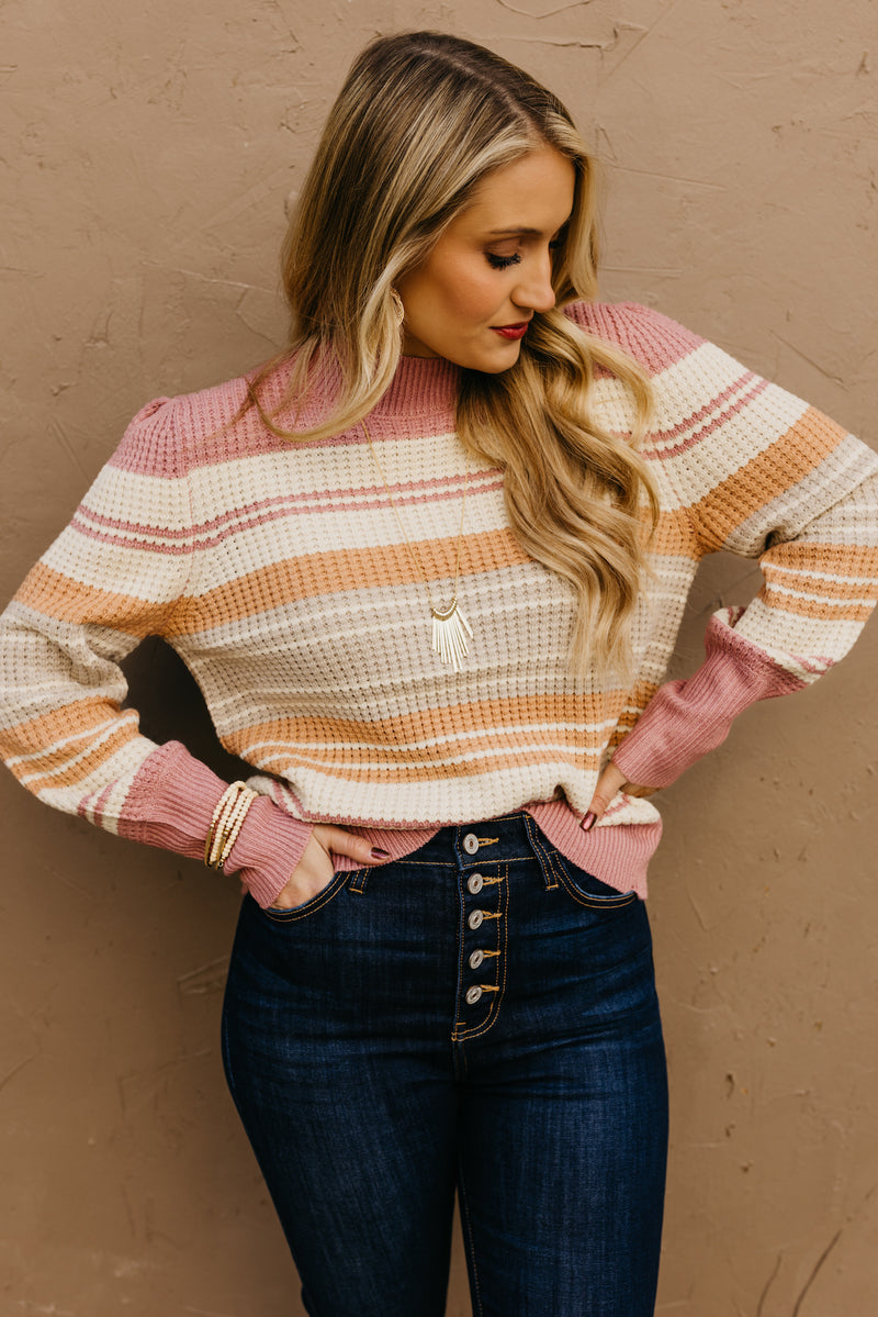 The Lakyn Striped Tinsel Sweater