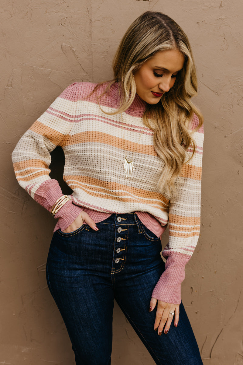 The Lakyn Striped Tinsel Sweater