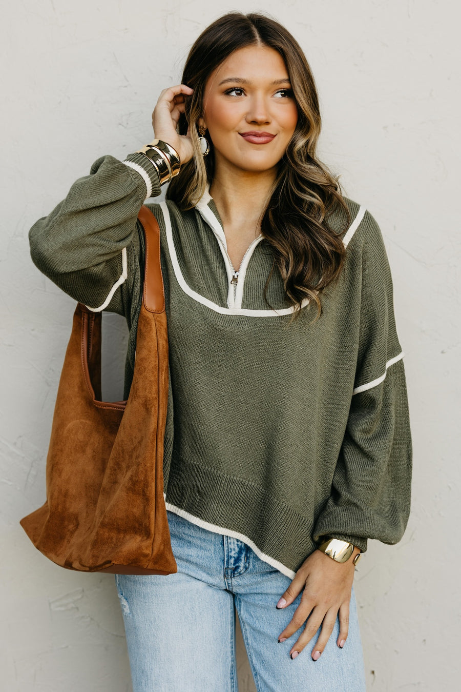 The Estella Zip Sweater