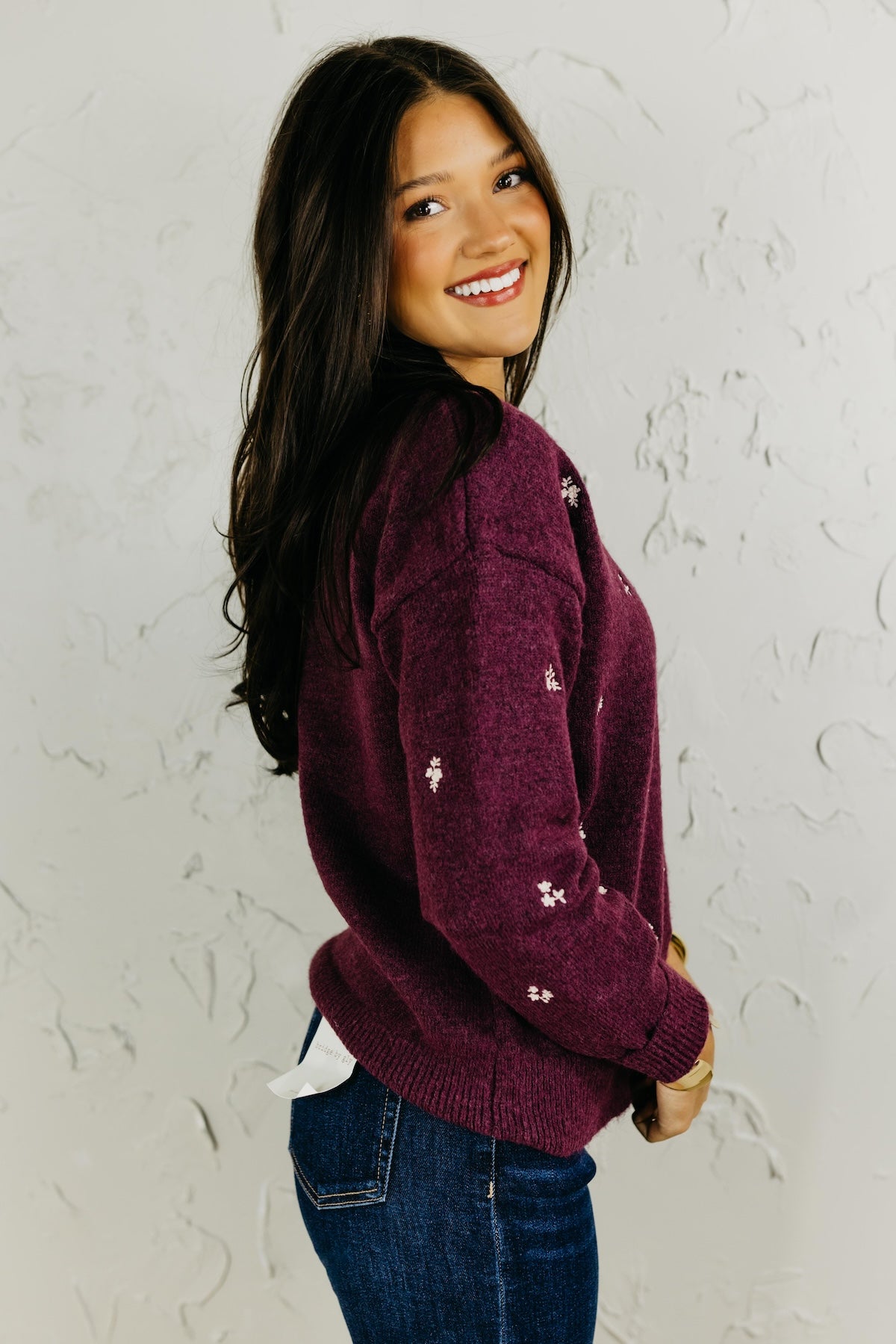 The Grace Ditsy Floral Sweater