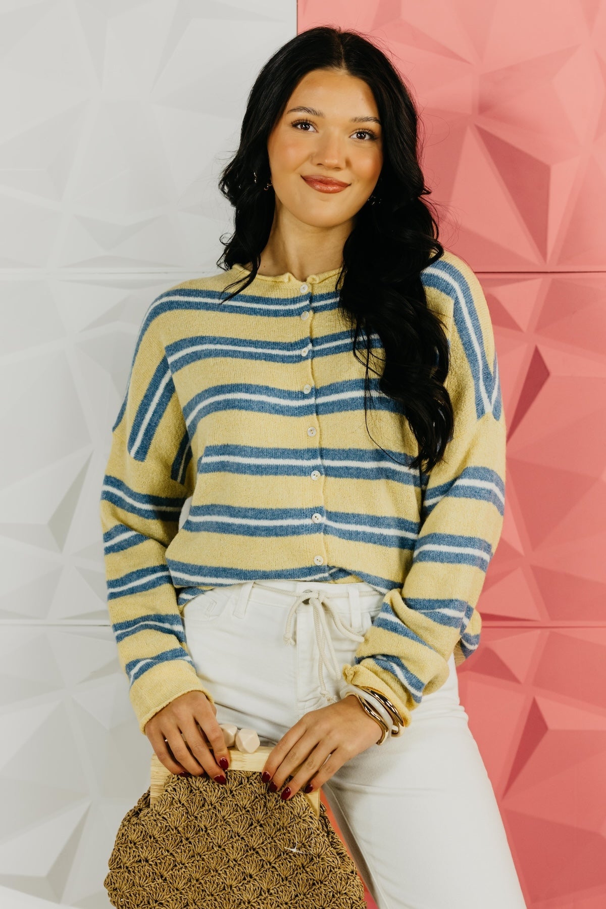 The Selby Striped Cardigan Sweater