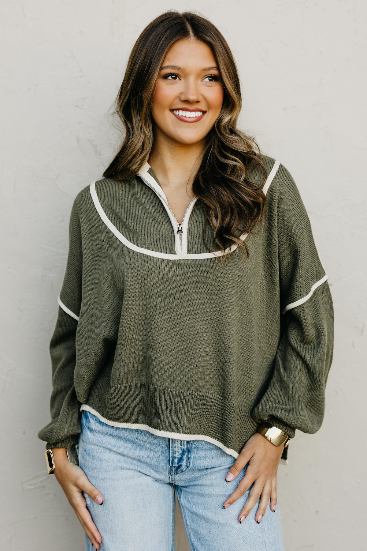 The Estella Zip Sweater