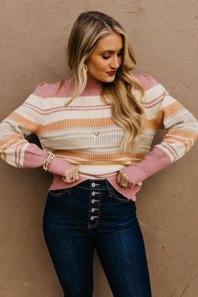 The Lakyn Striped Tinsel Sweater