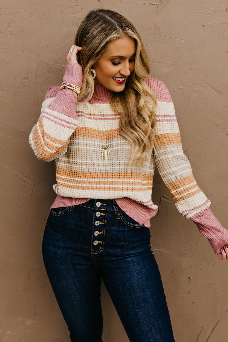 The Lakyn Striped Tinsel Sweater