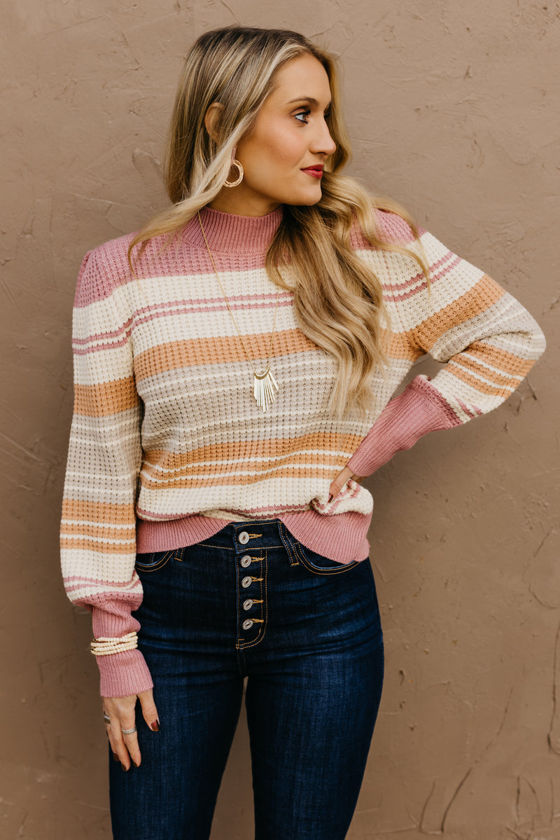 The Lakyn Striped Tinsel Sweater