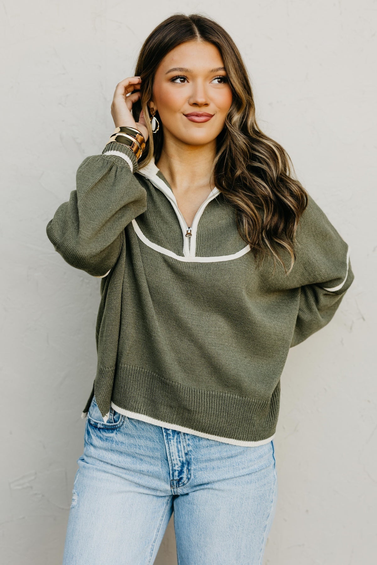 The Estella Zip Sweater