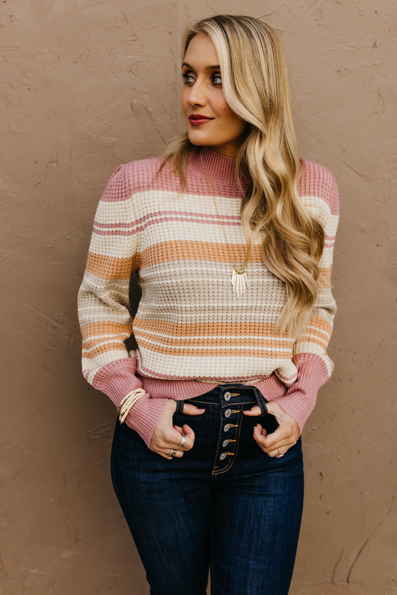 The Lakyn Striped Tinsel Sweater