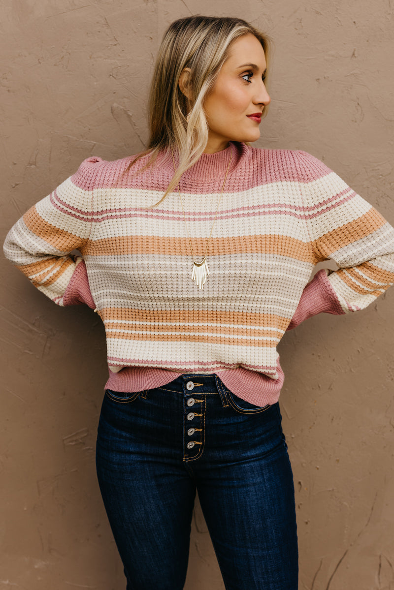 The Lakyn Striped Tinsel Sweater