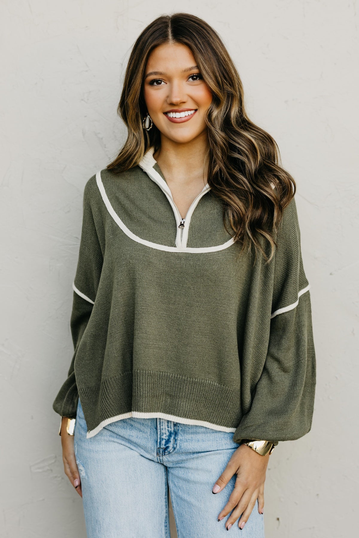 The Estella Zip Sweater