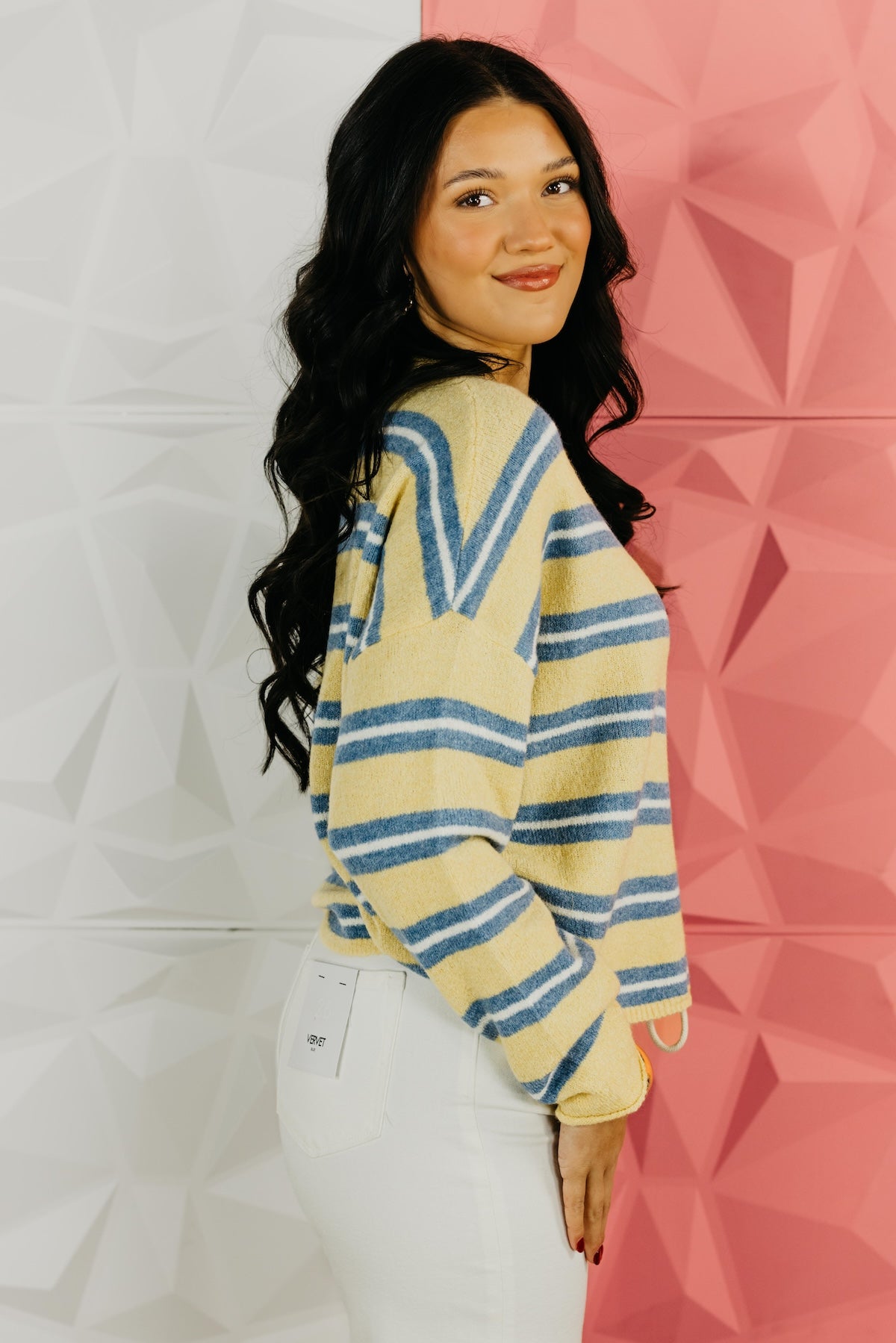 The Selby Striped Cardigan Sweater