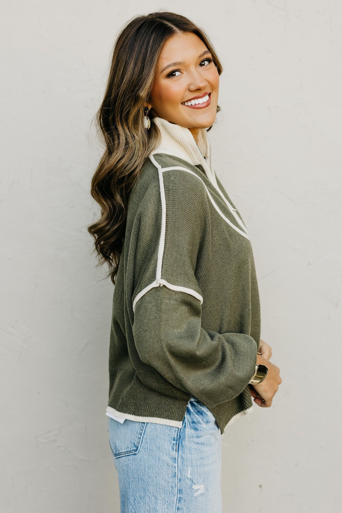 The Estella Zip Sweater