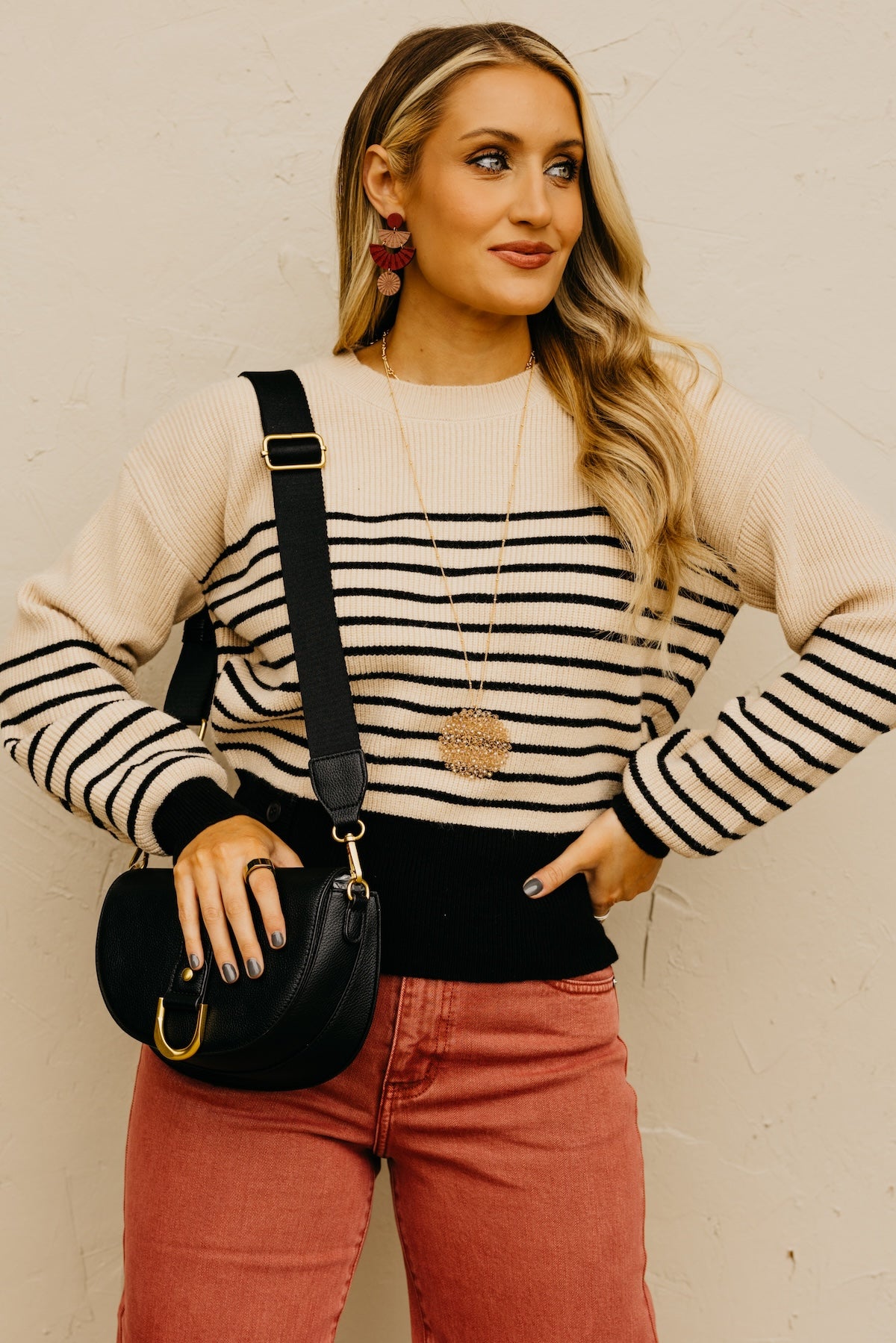 The Aaron Side Button Sweater