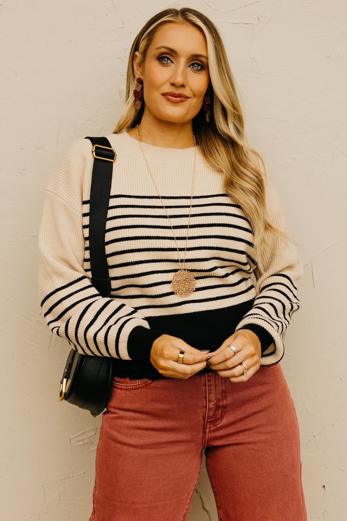 The Aaron Side Button Sweater