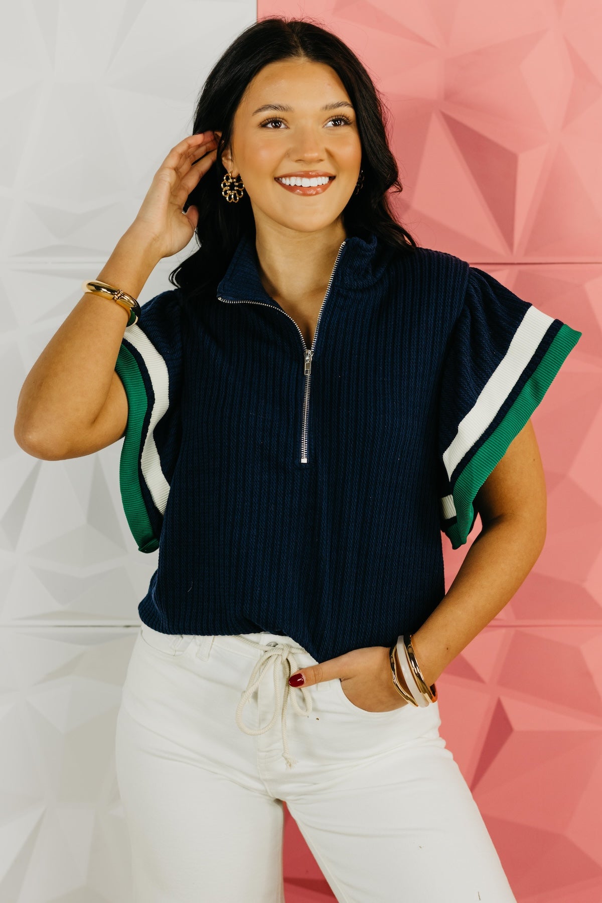 The Kimora Double Flutter Top