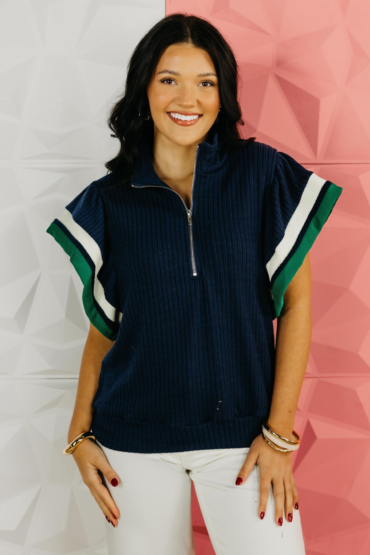 The Kimora Double Flutter Top