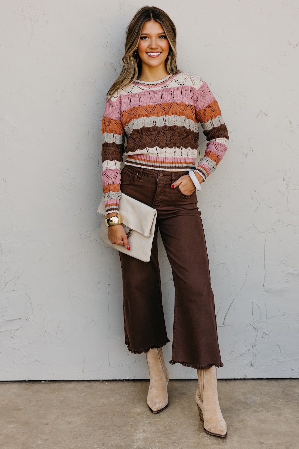 The Nova Wavy Striped Sweater