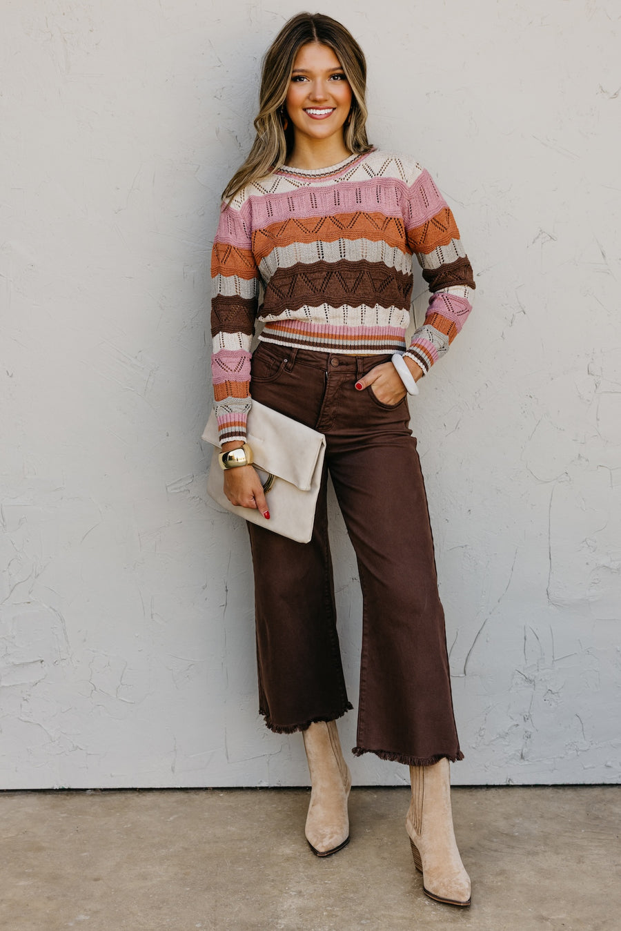 The Nova Wavy Striped Sweater