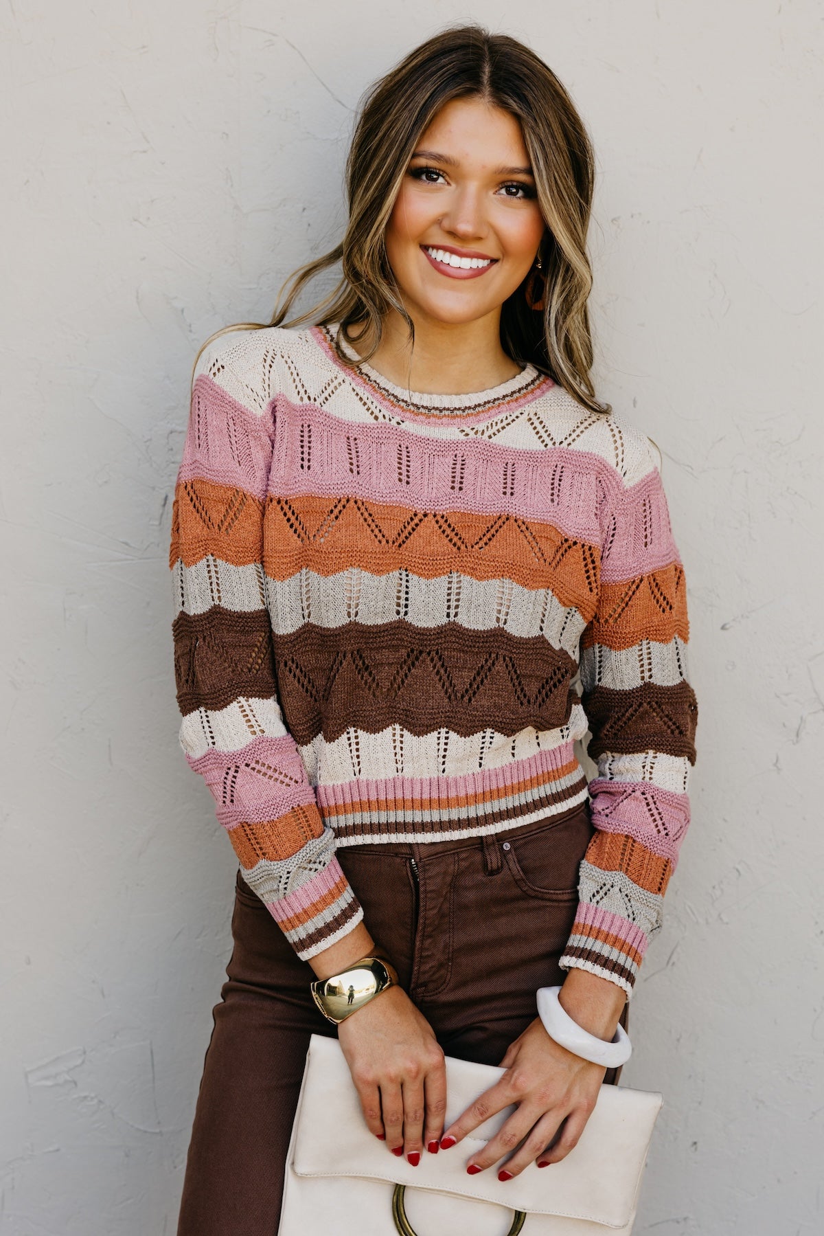 The Nova Wavy Striped Sweater
