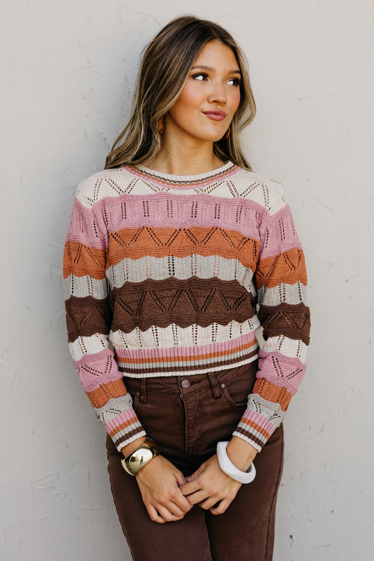The Nova Wavy Striped Sweater