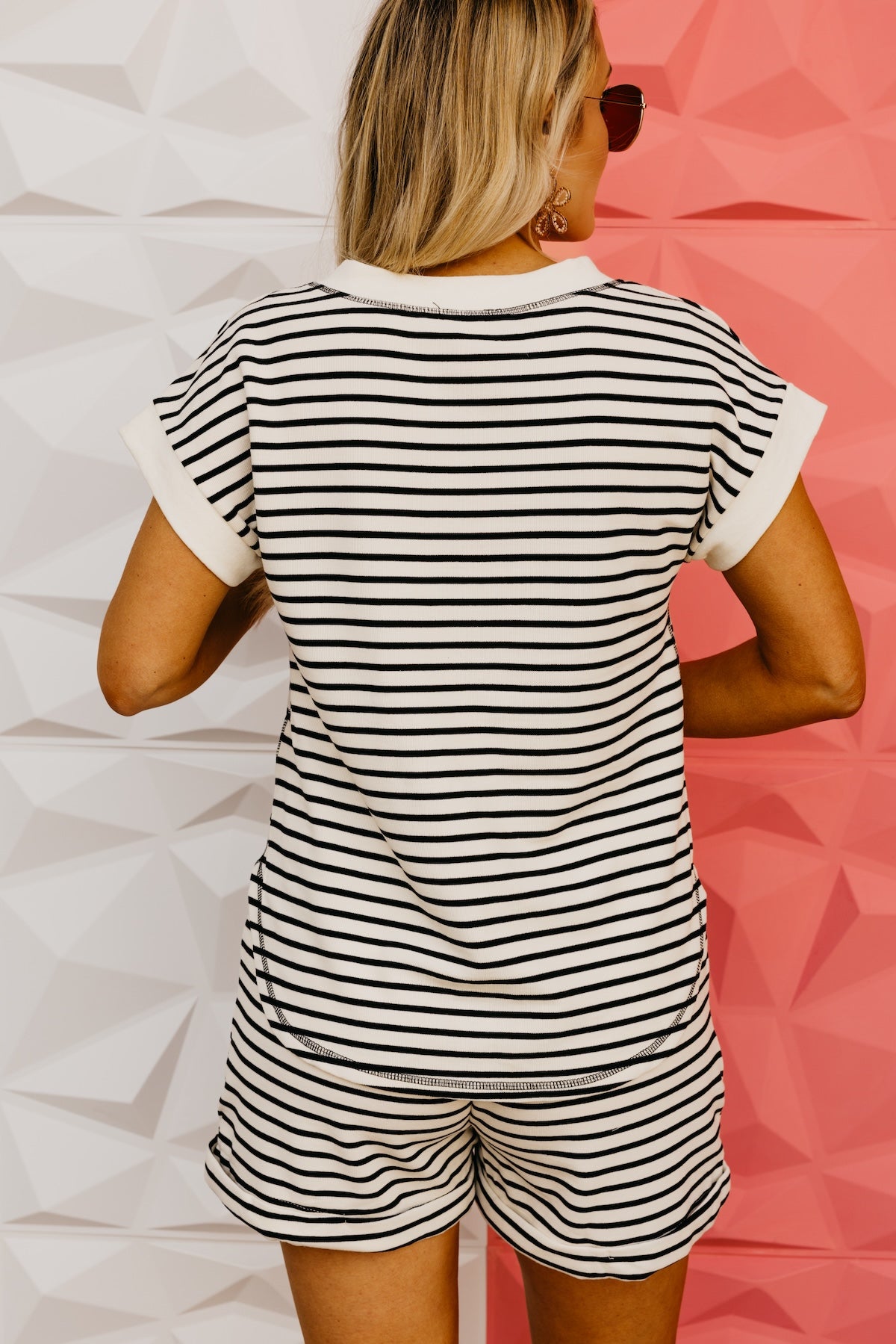 The Andres Striped Knit Top