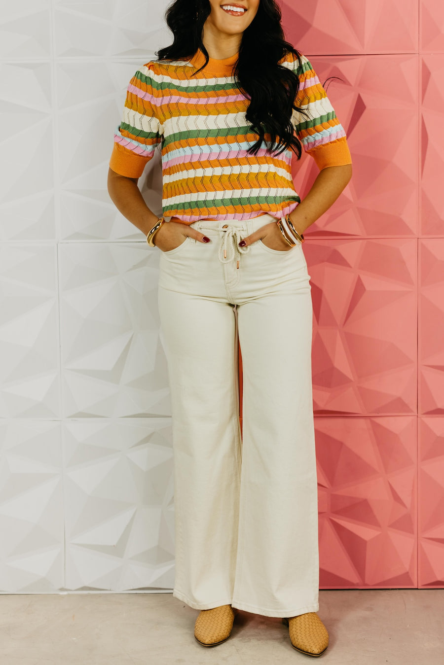 Vervet Denim | High Rise Drawstring Denim