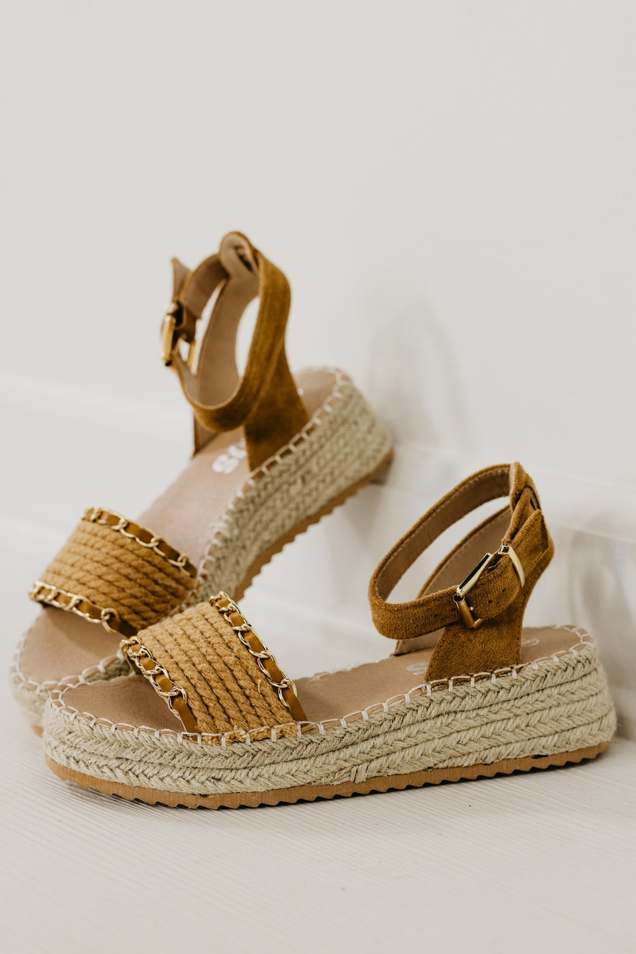 The Paisley Chain Espadrille Platform Sandal