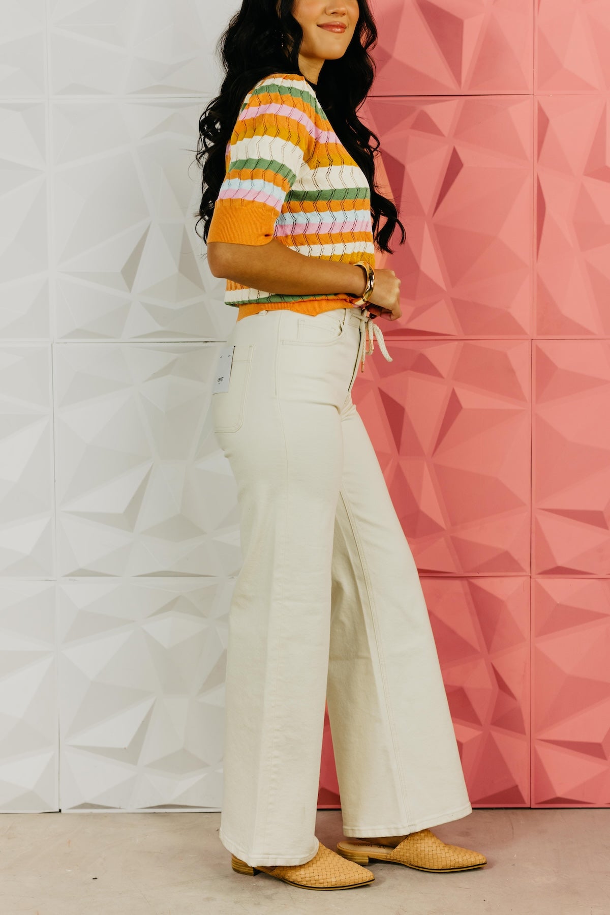 Vervet Denim | High Rise Drawstring Denim