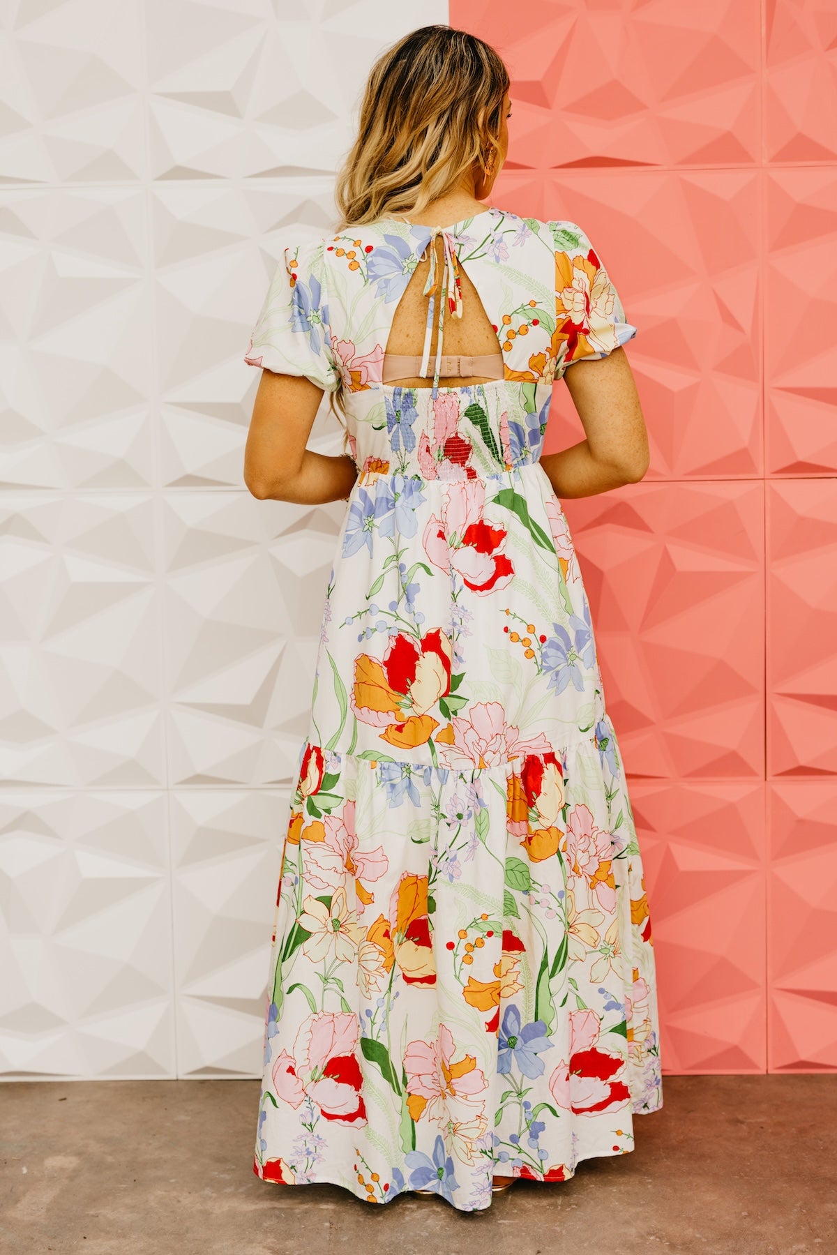 The Caiden Floral Tiered Maxi Dress