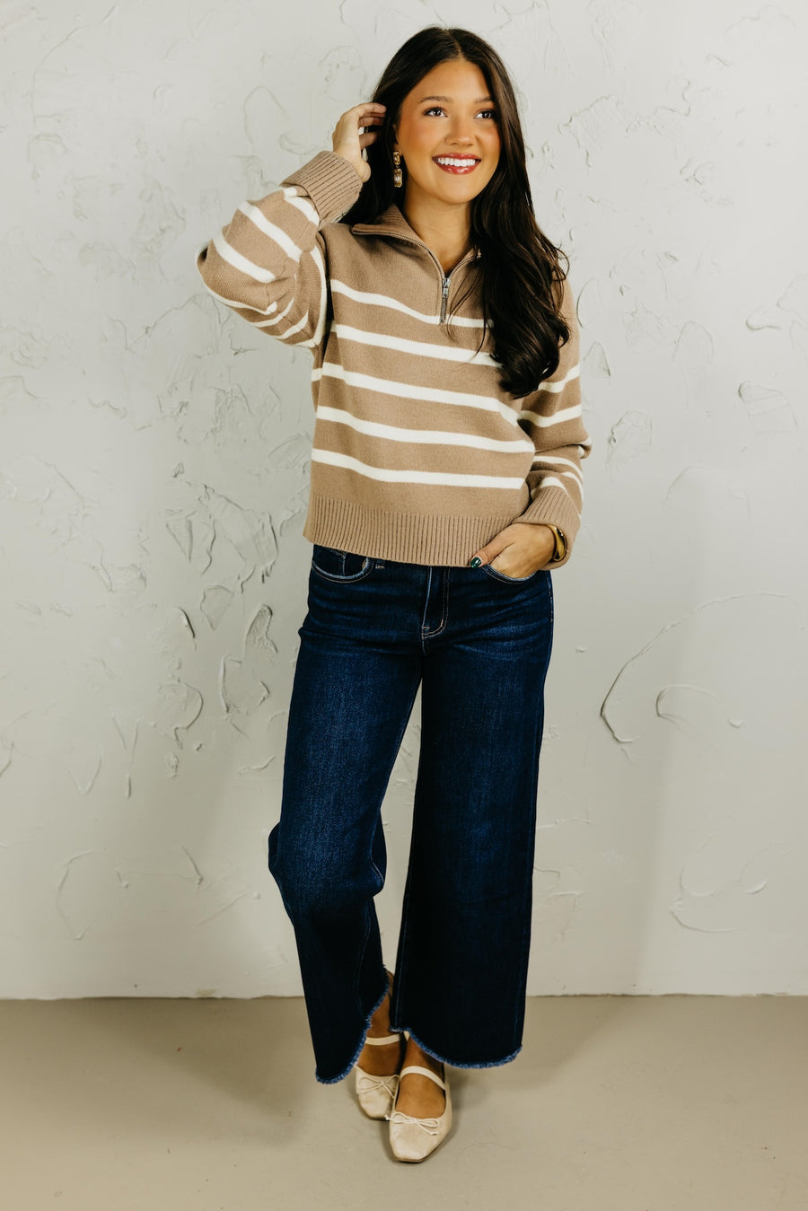 The Malone Quarter Zip Sweater