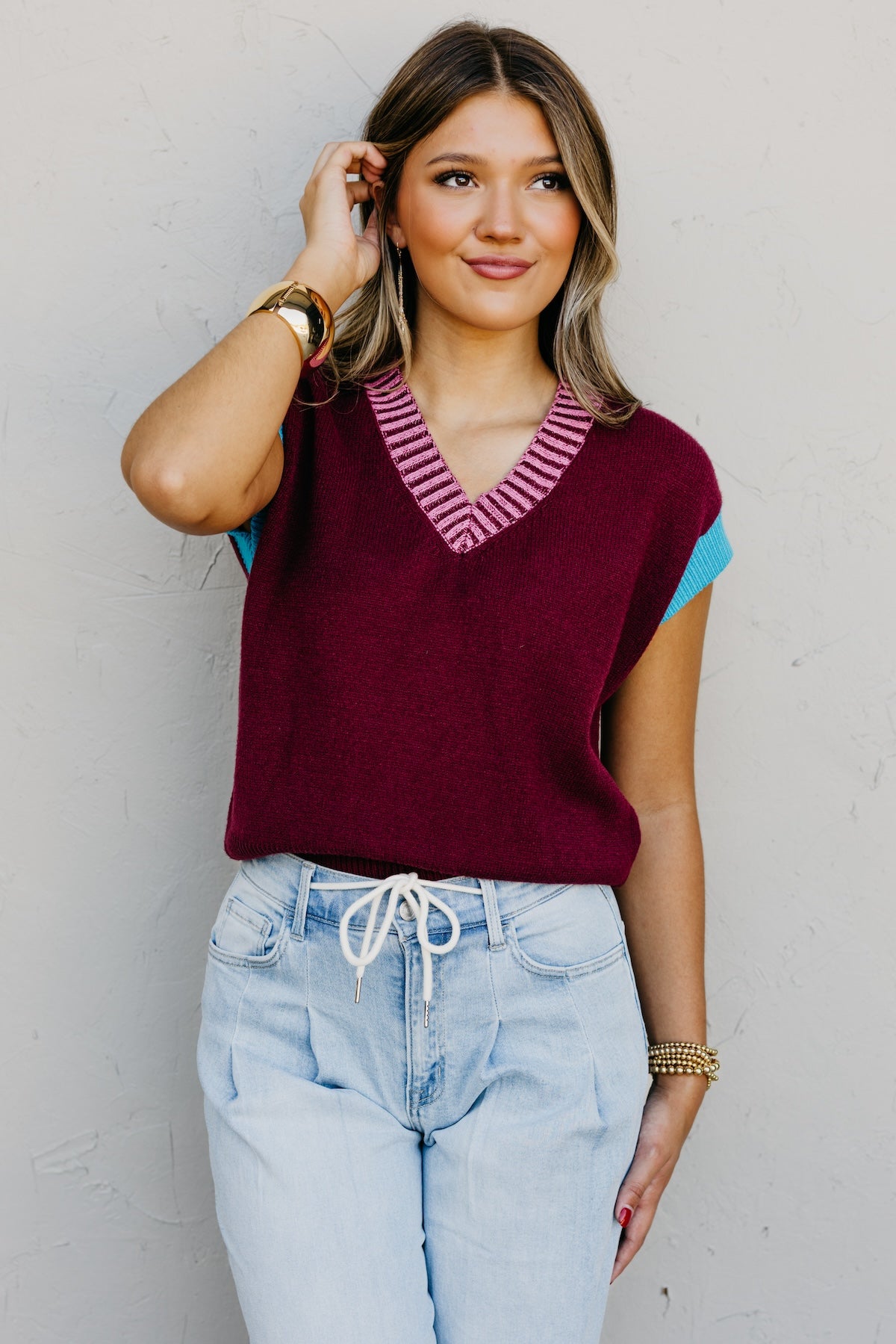 The Elsie Sleeveless Sweater