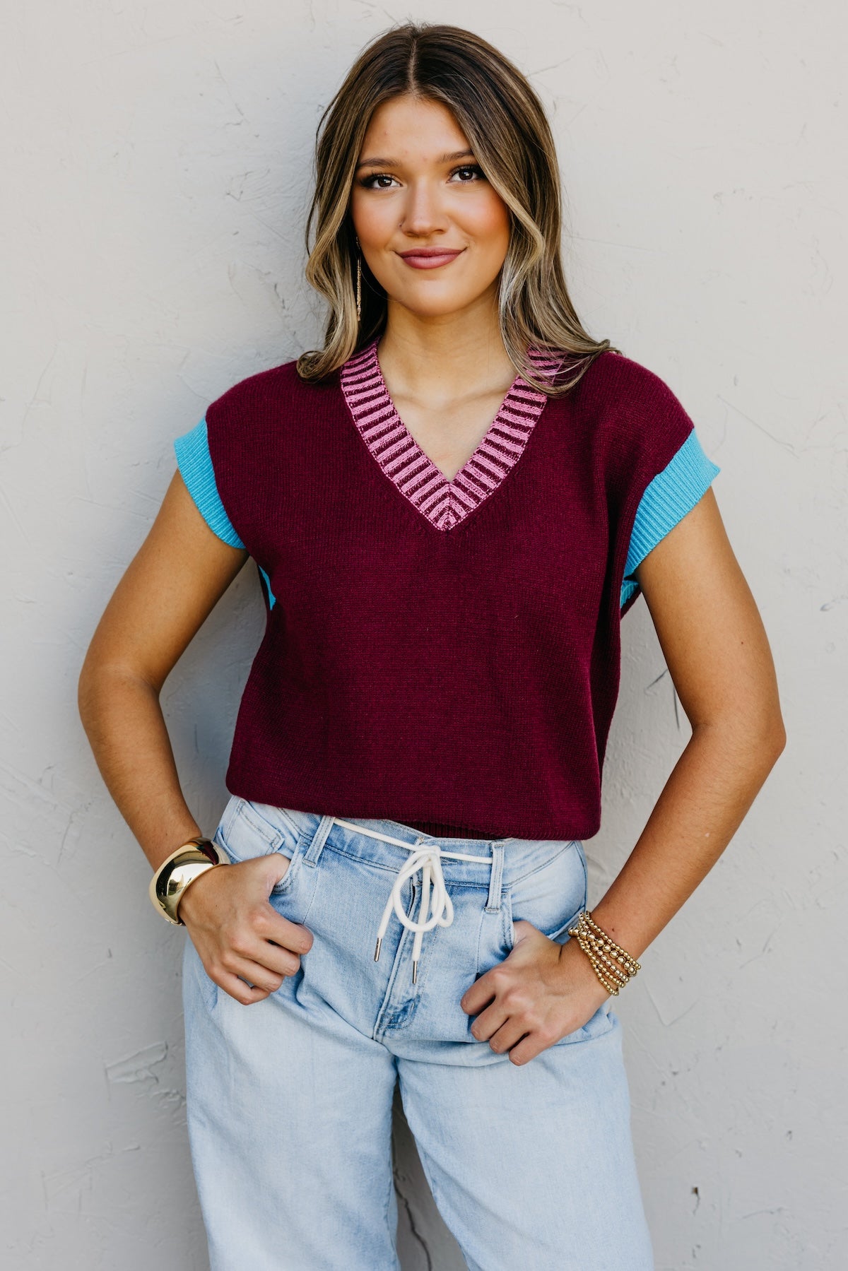 The Elsie Sleeveless Sweater